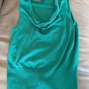 Ann Taylor Factory Green Sleeveless Top